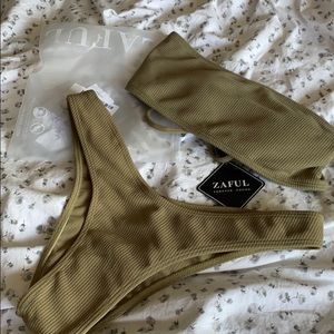 Zaful Olive bikini